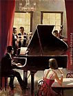 Brent Heighton Canvas Paintings - Piano Jazz
